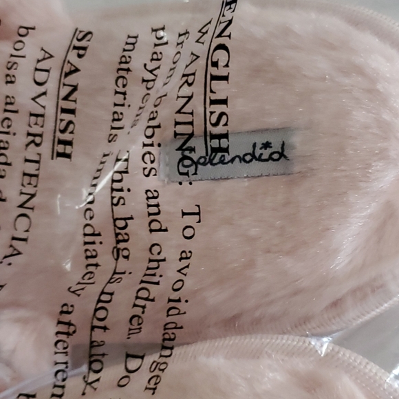 Splendid Faux Fur Slippers NWT's Size M-L - Picture 6 of 7